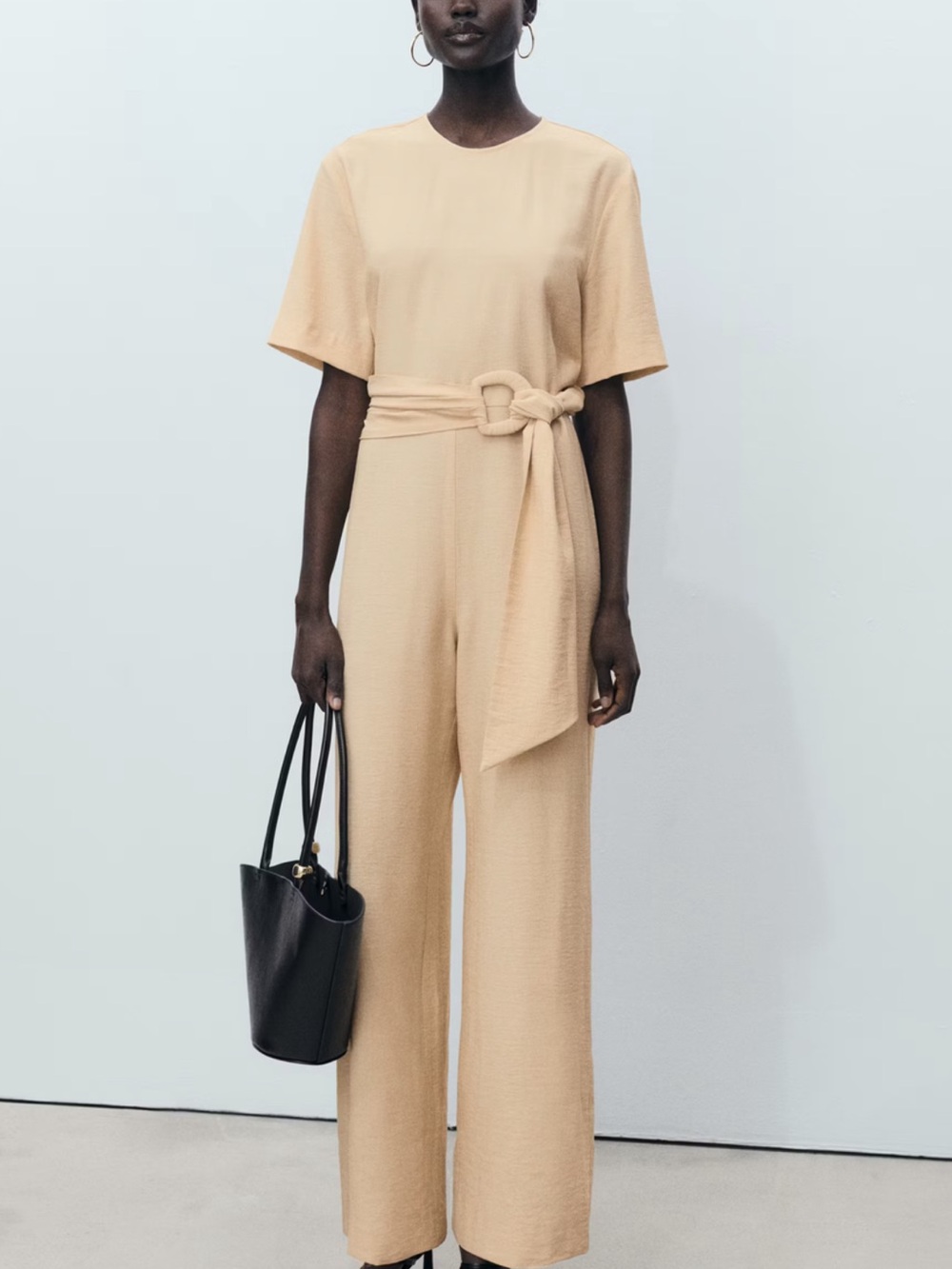 Mango Short-sleeve Jumpsuit